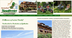 Desktop Screenshot of ferienhof-straussberger.de