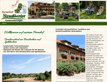Tablet Screenshot of ferienhof-straussberger.de